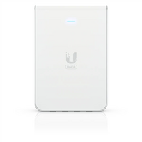 UniFi6 In-Wall. Wall-mounted WiFi 6 access point with a built-in PoE switch.|U6-IW