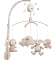 Muzikinė karuselė Babys Only Old pink/ Warm linen