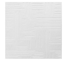 Klijuojamos lubų/sienų plokštės VENA, baltos sp., 50 x 50 x 0,6 cm