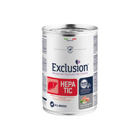 Exclusion Hepatic konservai su kiauliena, sorgais ir ryžiais, 400 g