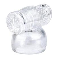 SuperLove Massage Wand Masturbator Attachment Transparent