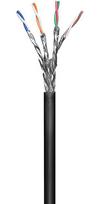MicroConnect S/FTP CAT6 Outdoor 100m Black Stranded AWG 27 CCA, Jacket PE