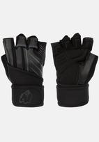 Gorilla Wear Dallas Wrist Wraps Gloves 2.0 - Black/Gray