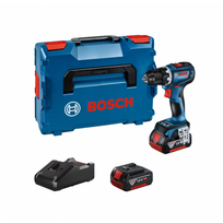 BOSCH GSR 18V-90 C gręžtuvas - suktuvas 2x5 Ah L-Boxx