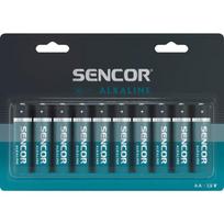 Šarminės baterijos AA 1.5V Sencor, 10 vnt.