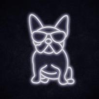 Manta SNL66WH Style Neon Lights Dog French Bulldog white