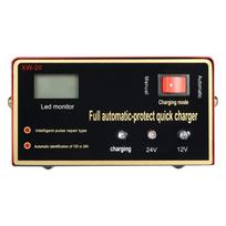 Automatinis impulsinis įkroviklis automobilio akumuliatorius 12V 24V išmanusis remontas motociklas EU Plug raudona
