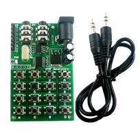 DTMF modulio 5-24VDC garso generatoriaus modulio balso dvigubo kodavimo siųstuvų plokštės klaviatūra, skirta įvairiaspalvis