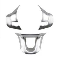 3 vnt. rinkinys Automobilio vairo apdailos dangtelio lipdukas Tinka Peugeot 2008 208 2014 - 2018 Priedai black