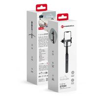 FORCELL F-GRIP S70M selfie stick with wireless remote control tripod, black