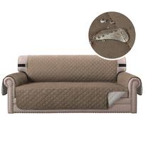 Vandeniui atsparus sofos užvalkalas, storos sofos užvalkalai, 1/2/3/4 vietų neslystantis užvalkalas svetainei, plaunami sėdynių užvalkalai foteliams 1 seat sofa gelsvai ruda