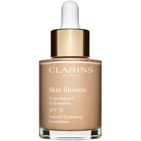 Clarins Skin Illusion Natural Hydrating Foundation spindesio suteikiantis drėkinamasis serumas SPF 15 atspalvis 108.3N Organza 30 ml