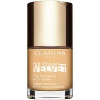 Clarins Skin Illusion Velvet matinis skystasis makiažo pagrindas maitinamojo poveikio atspalvis 101W 30 ml