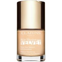 Clarins Skin Illusion Velvet matinis skystasis makiažo pagrindas maitinamojo poveikio atspalvis 100.3N 30 ml
