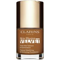 Clarins Skin Illusion Velvet matinis skystasis makiažo pagrindas maitinamojo poveikio atspalvis 118.5N 30 ml