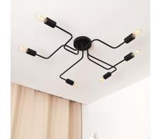 LED Ant pagrindo montuojamas sietynas TUBE 6xE27/15W/230V
