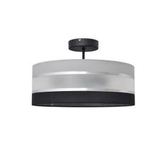 Sietynas ant stulpo HELEN 3xE27/15W/230V juodas/pilkas/blizgus chromas