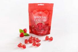 Aviečių skonio guminukai  Broliai lokiai 100g
