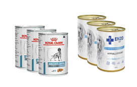 ROYAL CANIN Sensitivity Control SC 21 Chicken&Rice 3x420g skardinė + ENZO VET Hipoalerginė dieta su kalakutiena šunims 3x400g