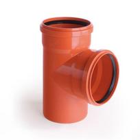 PVC lauko kanalizacijos trišakis PIPELIFE, DN110 x 110 x 90°