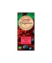 Ekologiškas šokoladas TORAS su goji ir acai uogomis, 100 g, LT-EKO-001