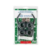 Radiatorių laikiklių komplektas KFA Anthracite 1″x 1/2″