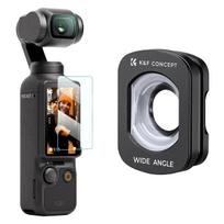 K&F Concept K&F Magnetic Wide-angle Filter for DJI Osmo Pocket 3 Accessories Protection Action Camera Lens