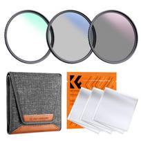 K&F Concept K&F 82mm 3pcs Professional Lens Filter Kit (MCUV/CPL/ND4) + Filter Pouch+3pcs*Cleaning Cloth
