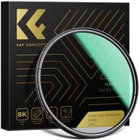 K&F Concept 77mm Nano-X Series ultra-low reflection CPL filter, Ultra clear lenses, waterproof