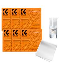 K&F Concept K&F 7 in 1 Cleaning kit, 10*10cm While Vacuum Cleaning Cloth*6 + 30ml Cleaning Liquid
