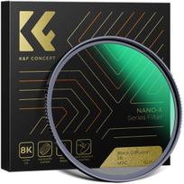 K&F Concept K&F 82MM Nano-X Black Mist Filter 1/8, HD, Waterproof, Anti Scratch, Green Coated