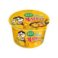 [Samyang] Sūrio Buldak kepti makaronai didelis puodelis (Sūrio ir aštraus vištienos skonio didelis puodelis ramen) 105 g #1PCS