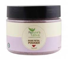 Rožių žiedlapių milteliai: švarią ir šviežią odą (125 g), Rožių žiedlapių milteliai, Nature's Tattva 16.875