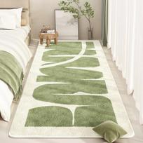 Luxurious Plush Floral Rug - High-Pile, Non-Slip, Machine Washable for Living Room & Bedroom - Easy Care, Festive Home Decor 80*160CM