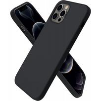 Juodos spalvos dėklas "Liquid Silicone 1.5mm" telefonui Samsung Galaxy A16 4G / A16 5G