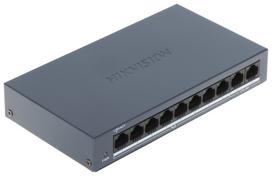 SWITCH POE DS-XS0110-P 8 PRIEVADŲ Hikvision