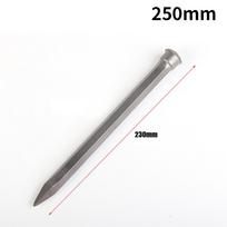 1 vnt. karbido akmens drožimo kaltas, didelis kietumas, tikslūs pjūviai, lygios linijos, įrankis, ranka drožtas betono, plieno kaltas 250mm Pointed Head