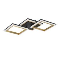Lubinis LED šviestuvas EGLO CALLIERA, 20 W, 2500 lm, 4000 K, juodos/aukso sp, 31x59,5x9cm