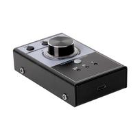 USB garso reguliavimo rankenėlė PC garso reguliatorius su vieno paspaudimo nutildymu 3 režimai Plug & Play skirtas juoda