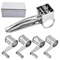 4 dalių rinkinys rankinės virtuvės trintuvės Rankiniu būdu sukamas sukamas sūrio tarka 4-piece set