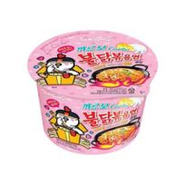 Samyang „Carbo Buldak“ keptų makaronų didžioji taurė (Carbo Hot Chicken Flavor Big Cup Ramen) 105 g #1PCS