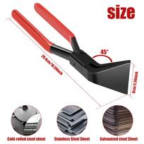 Hand Seamers Metal Steel Sheet Bender Metal Bending and Flattering Pliers for Bending and Flattening Sheet