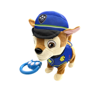 Paw Patrol šuniukas Chase su pavadėliu - vaikšto ir groja