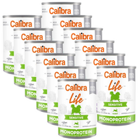 CALIBRA Dog Life Sensitive Triušis 12x400G