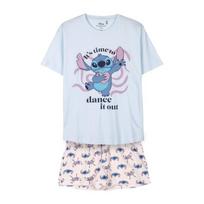 Pižama moterims Lilo & Stitch, šviesiai mėlyna