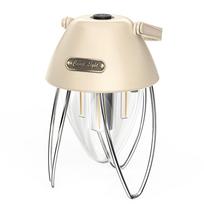 Outdoor Warm Light Ambient Tent Light LED Camping Light Infinitely Dimmable Electricity Display chaki