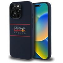 Red Bull RBHMP15L24SIHSRV iPhone 15 Pro 6.1" hard case, navy/granate, silicone, horizontal logo, MagSafe