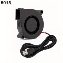 75 mm USB ventiliatoriaus aušinimo turbo pūstuvas be šepetėlių 3D spausdintuvas 5015 7515 7525 7530 ekstruderiui nuolatinės srovės aušintuvo galios inverterio oro siurblio kompiuterio procesorius