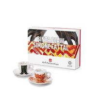 Puodeliai illy Genesi, 2 espresso su lėkštutėmis, 60ml „Binta & Simone“