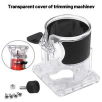 Apipjaustytuvo pagrindas Baterija Elektrinis medienos apipjaustymas For Makita Rt0701c/absx Wu601 Trimming machine transparent cover